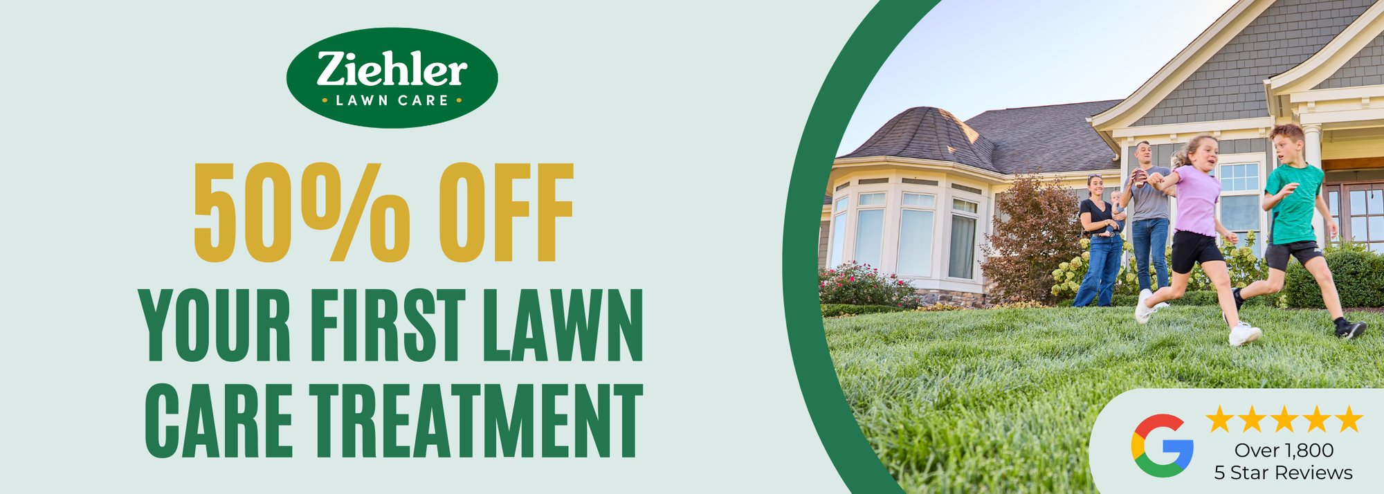 50% Off Your First Lawn Care Treatment